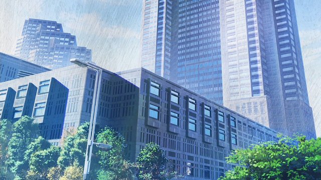 都庁内部の廊下